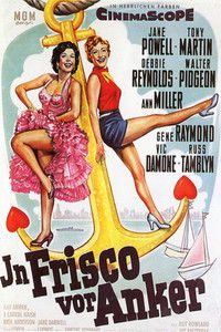 Movieposter In Frisco vor Anker