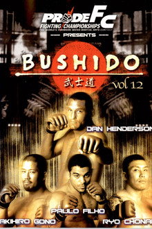Pride Bushido 12 poster
