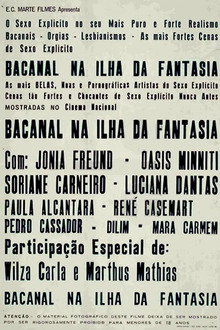 Bacanal na Ilha da Fantasia poster