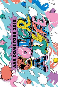 AAA DOME TOUR 2018 COLOR A LIFE poster