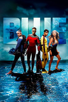 Blue poster