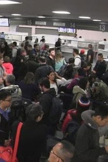 Narita Airport Immigration Checkpoint on Christmas Eve