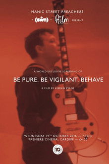 Be Pure. Be Vigilant. Behave. poster