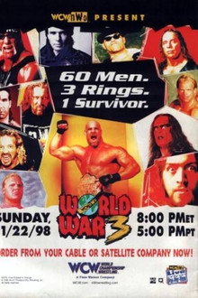 WCW World War 3 1998 poster