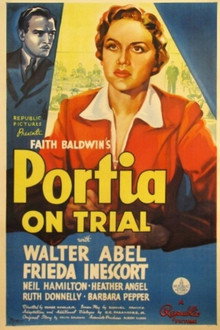 Portia on Trial poster