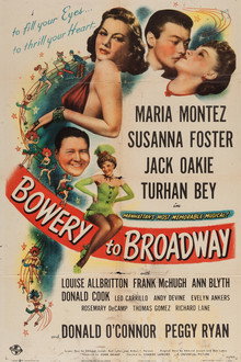 Bowery to Broadway poster