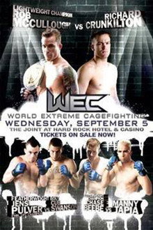 WEC 30: McCullough vs. Crunkilton poster