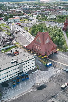 Kiruna, a city is moving