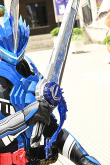 The Water Swordsman With a Blue Lion