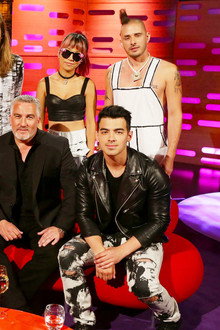 Paul Hollywood, Dame Joan Collins, Lily James, Richard Madden, DNCE