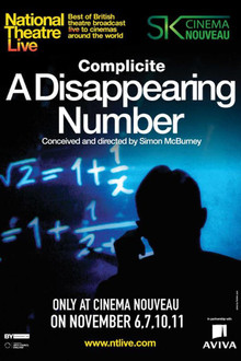 National Theatre Live: A Disappearing Number poster