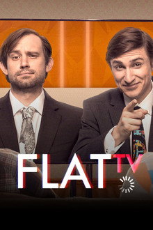 Flat TV poster