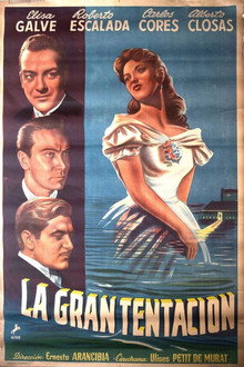 La gran tentación poster