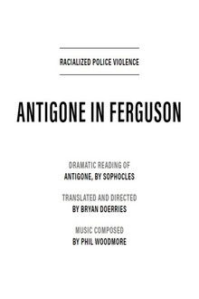 Antigone in Ferguson poster