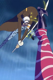 An Intense Battle! Law vs. Doflamingo!