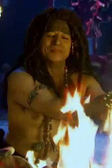 Andhaka pleases Lord Brahma
