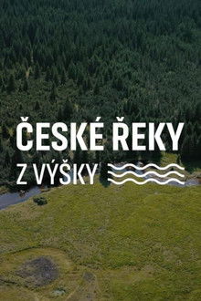 České řeky z výšky poster