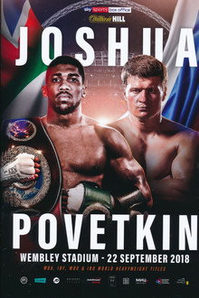 Anthony Joshua vs. Alexander Povetkin poster