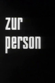 Zur Person poster