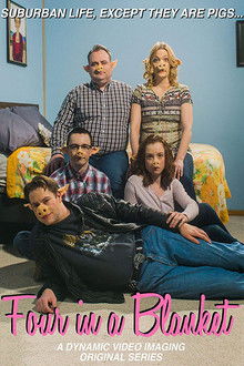 Four in a Blanket poster
