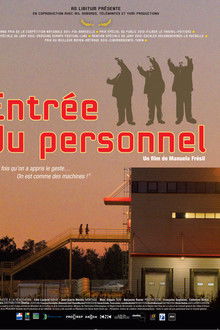 Entrée du personnel poster