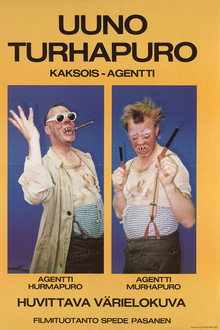 Uuno Turhapuro kaksoisagentti poster