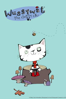Wussywat the Clumsy Cat poster