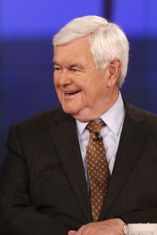 Newt Gingrich and Edward Norton