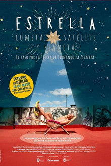 Estrella, cometa, satélite y planeta poster