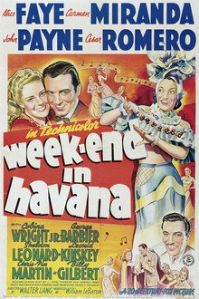 Week-End in Havana poster