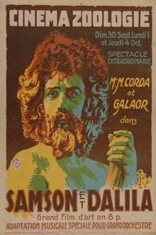 Samson und Delila poster