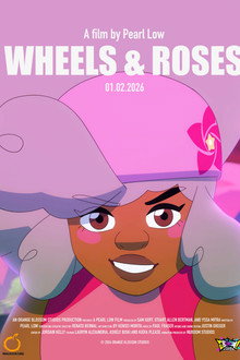 WHEELS & ROSES poster