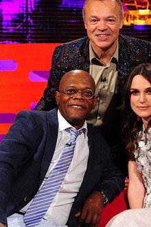 Samuel L Jackson, Keira Knightley, Jenson Button