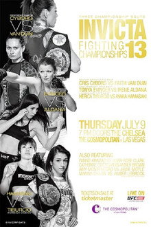 Invicta FC 13: Cyborg vs. Van Duin poster
