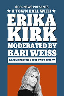 A Town Hall with Erika Kirk poster