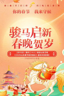山东卫视春节联欢晚会 poster