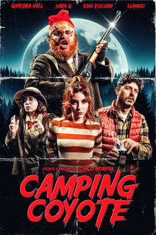 Camping Coyote poster