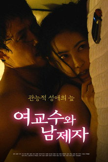 Female Professor and Male Student poster