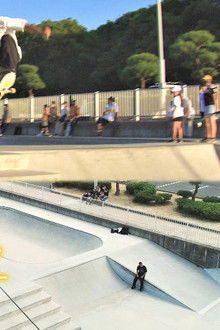 Giant Skateboard Park—The Ride Is Smooth