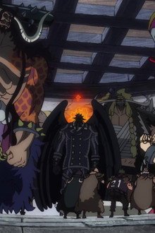 Tension Rises in Onigashima! Two Emperors of the Sea Meet?!