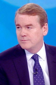 Michael Bennet and Katie Couric