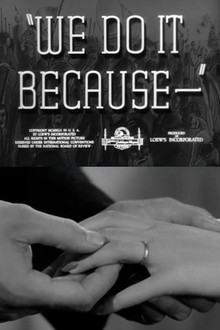 We Do It Because poster