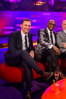 Tom Hiddleston, John Malkovich, Sara Pascoe, Samuel L. Jackson, Chvrches