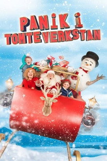 Panik i tomteverkstan poster