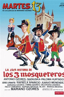 La loca historia de los tres mosqueteros poster