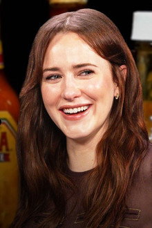 Rachel Brosnahan Flies Through The Air While Eating Spicy Wings