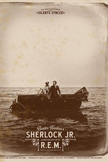 R.E.M x Buster Keaton's Sherlock Jr poster