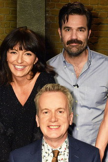 Rob Delaney, Laurence Fox, Davina McCall