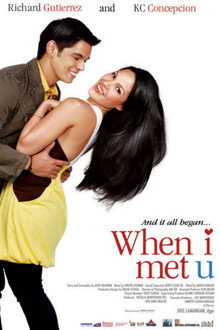 When I Met U poster