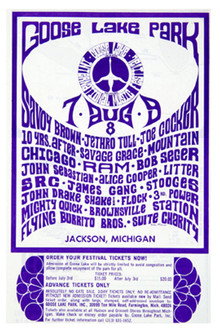 Goose Lake International Music Festival poster